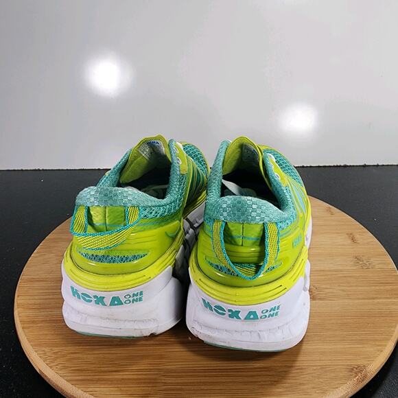 Hoka One One Conquest 2 Low Sz 8 Womens 009498 Green Synthetic Running Sneakers - Picture 6 of 9